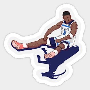 Anthony edwards vs Denver Nuggets Sticker